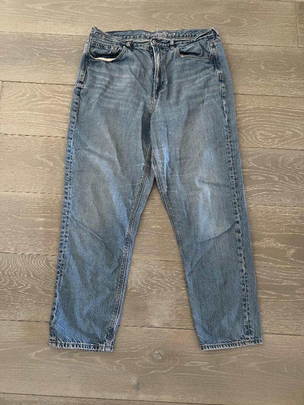 American Eagle Mom Jeans — Size 12 Regular — AE x The Jeans Redesign